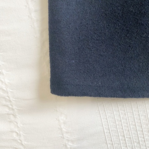 MISS PATINA NAVY BEIGE POLKA DOT A-LINE DRESS - S - Picture 8 of 9